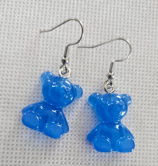 Boucles d'oreilles ours 