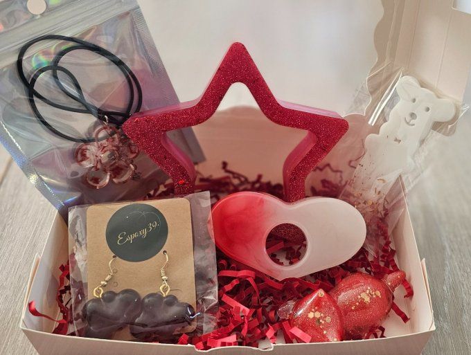 Coffret découverte Rouge & doré 