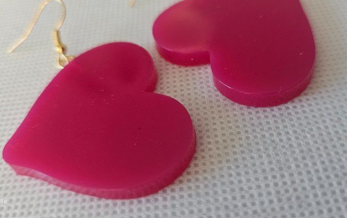 Boucles d'oreilles cœur 