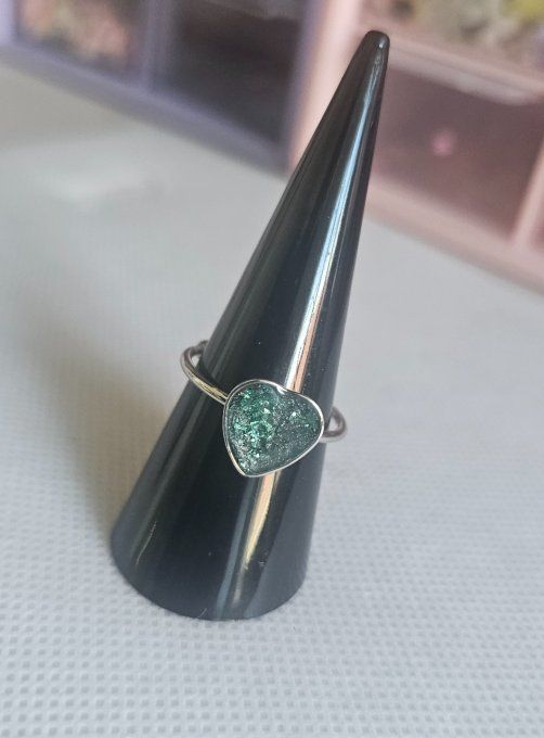 Bague reglable cœur 