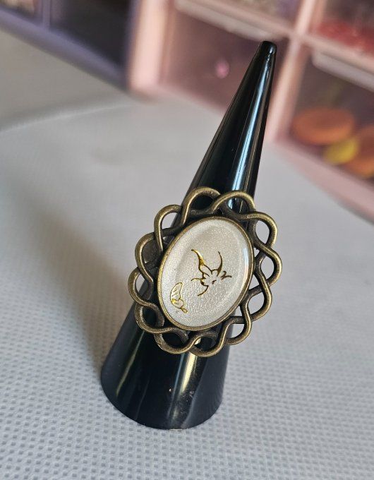 Bague reglable fantaisie 