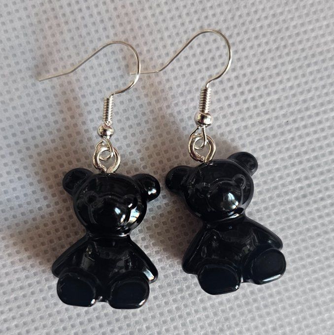 Boucles d'oreilles ours