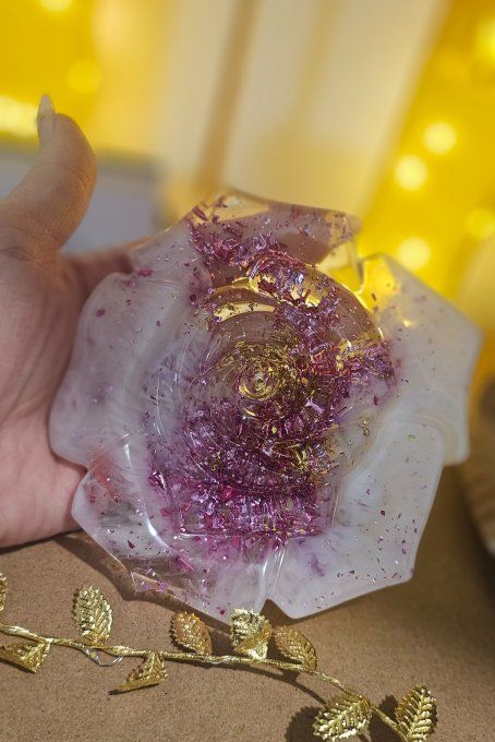 Décoration ou support Rose 