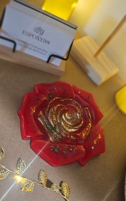 Décoration ou support Rose 