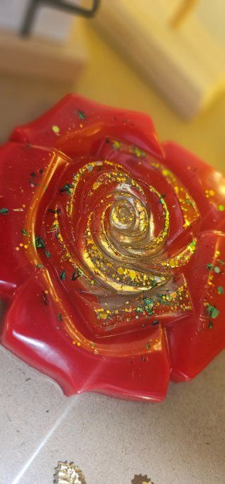 Décoration ou support Rose 