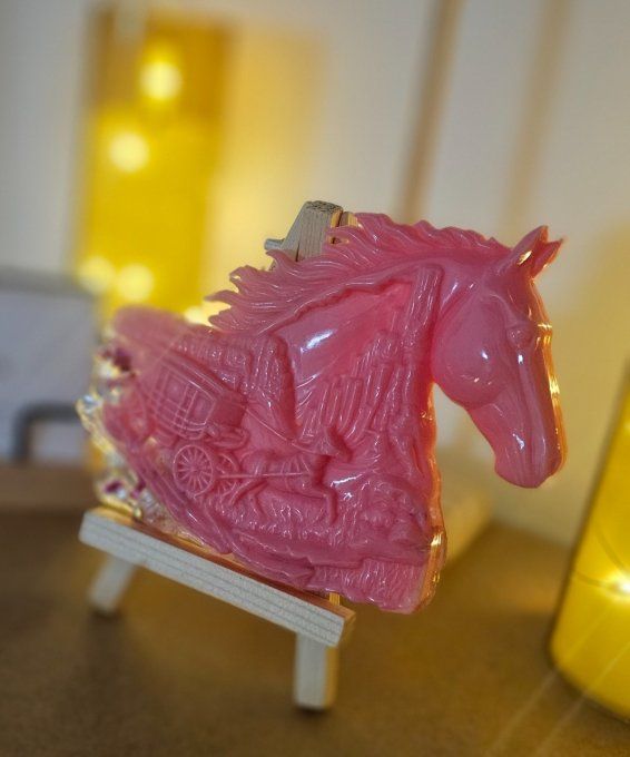 Décoration cheval sur chevalet 