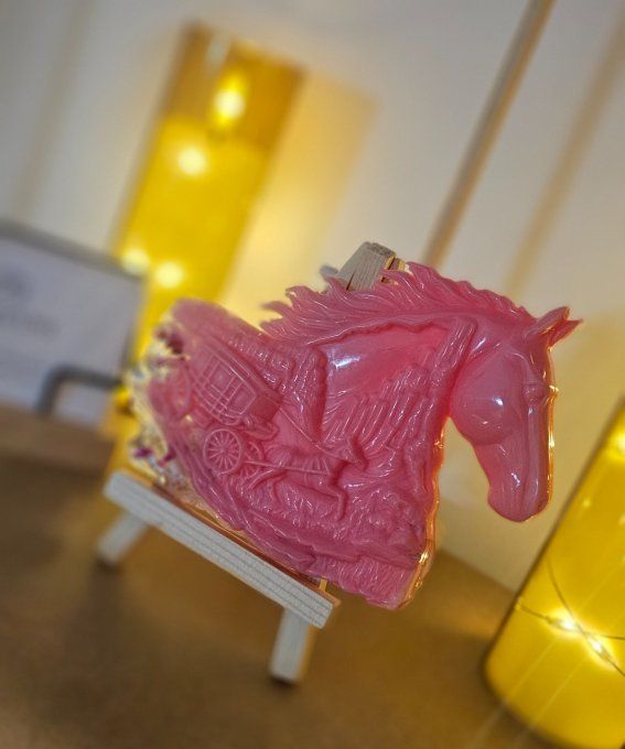 Décoration cheval sur chevalet 