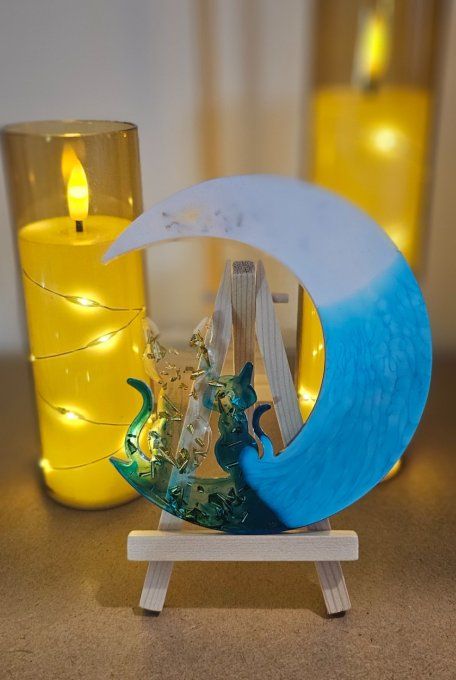 Décoration Chat sur Chevalet 