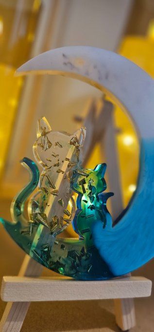 Décoration Chat sur Chevalet 