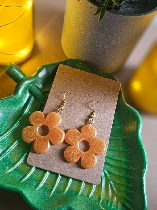 Boucles d'oreilles Fleurs 