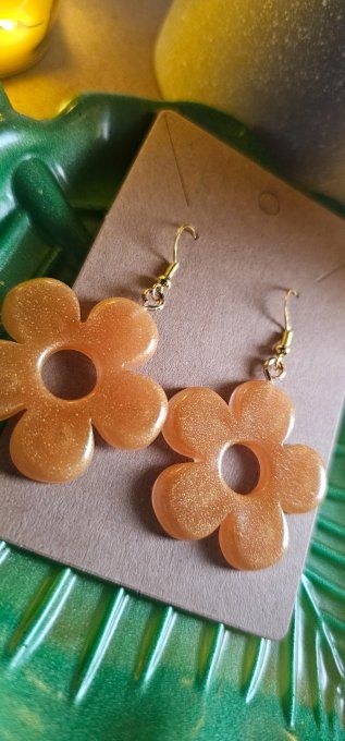Boucles d'oreilles Fleurs 