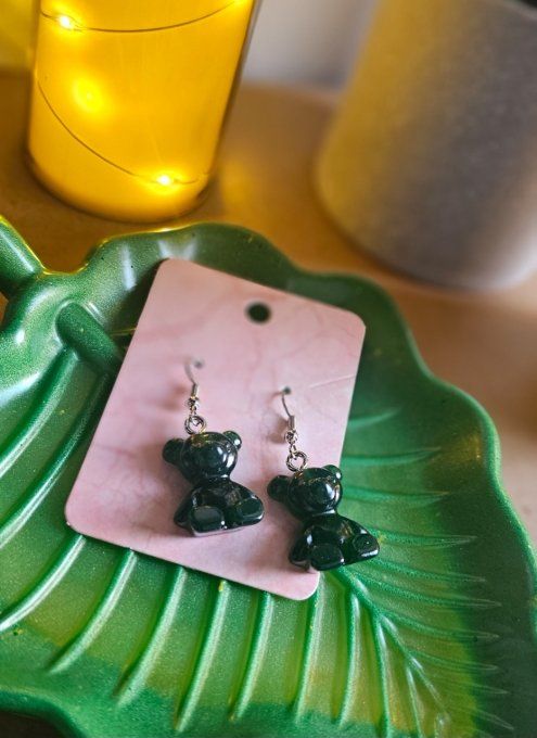 Boucles d'oreilles Ours 