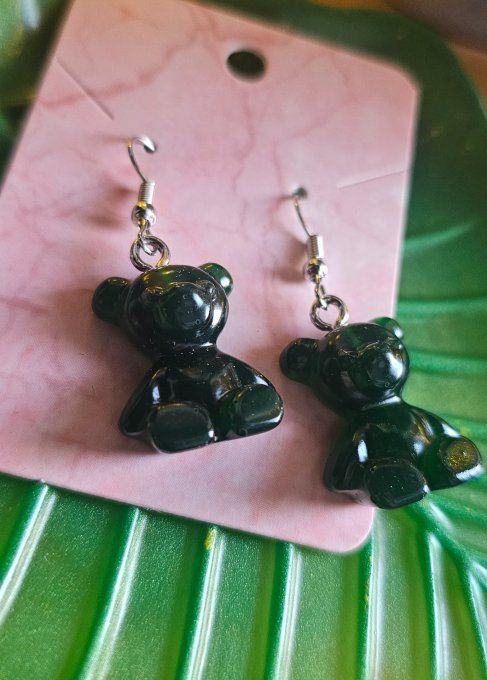 Boucles d'oreilles Ours 