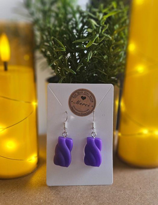 Boucles d'oreilles Chamallow 