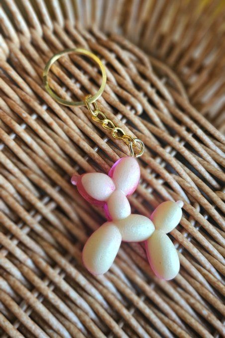 Porte-clé Chien Ballon