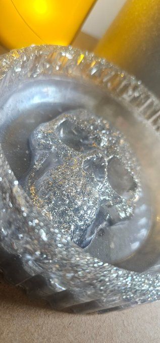 Cendrier tête de mort 