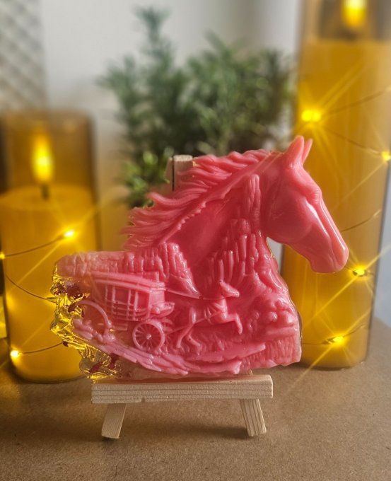 Décoration cheval sur chevalet 
