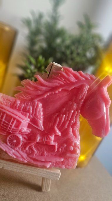 Décoration cheval sur chevalet 