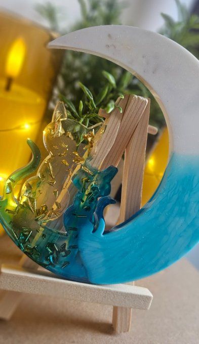 Décoration Chat sur Chevalet 