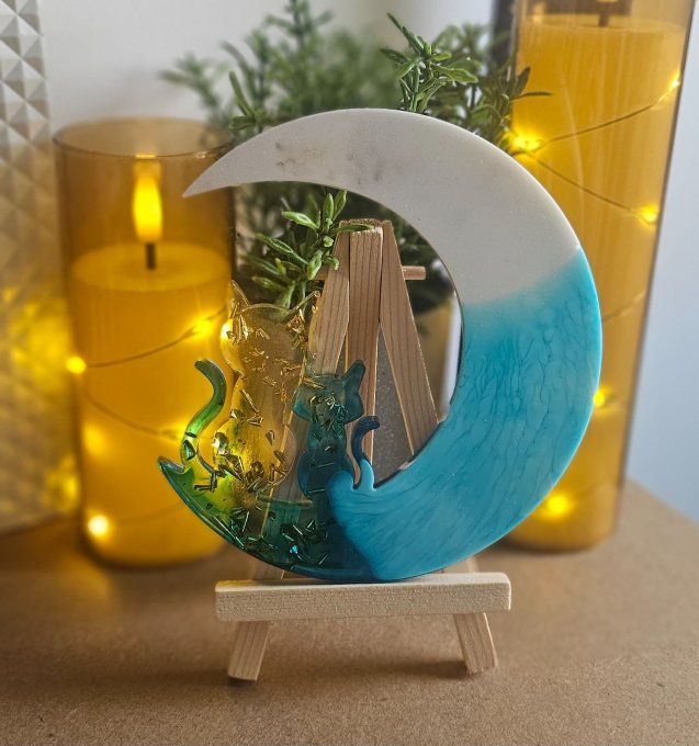 Décoration Chat sur Chevalet 