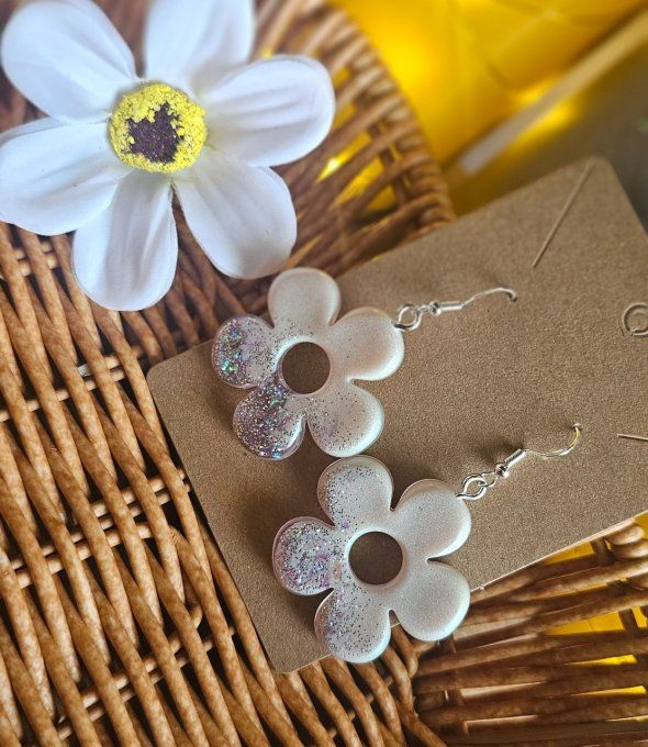 Boucles d'oreilles Fleurs 