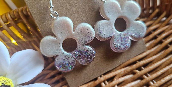 Boucles d'oreilles Fleurs 