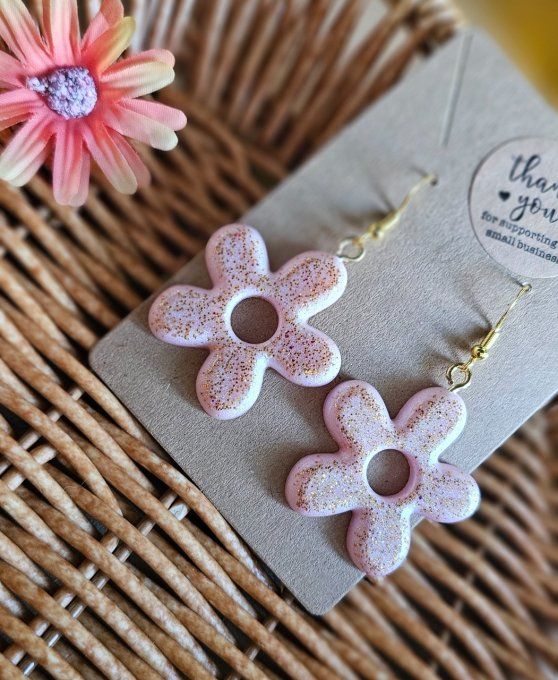 Boucles d'oreilles Fleurs 