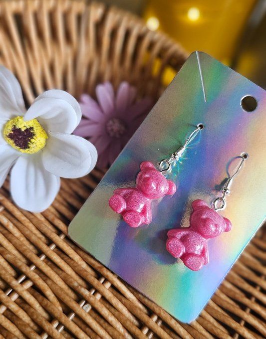 Boucles d'oreilles Ours 