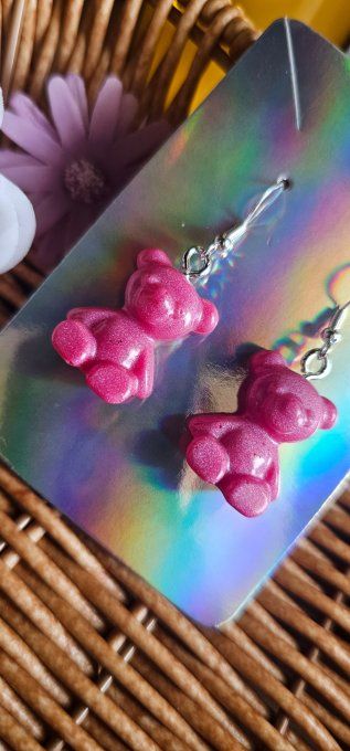 Boucles d'oreilles Ours 