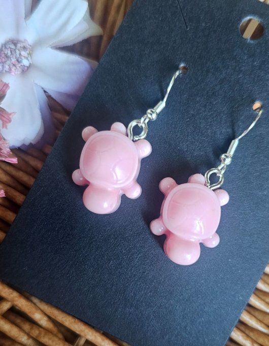 Boucles d'oreilles Tortue "Coraline"