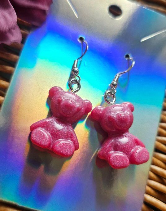 Boucles d'oreilles "Teddy"