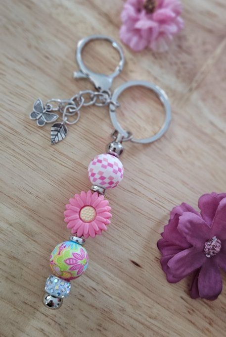 Porte-clé Perles 