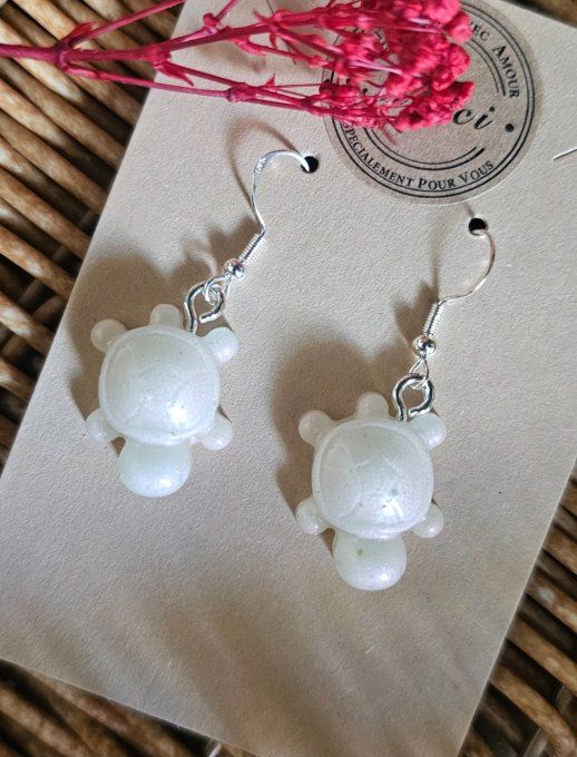 Boucles d'oreilles Tortue "Coraline"