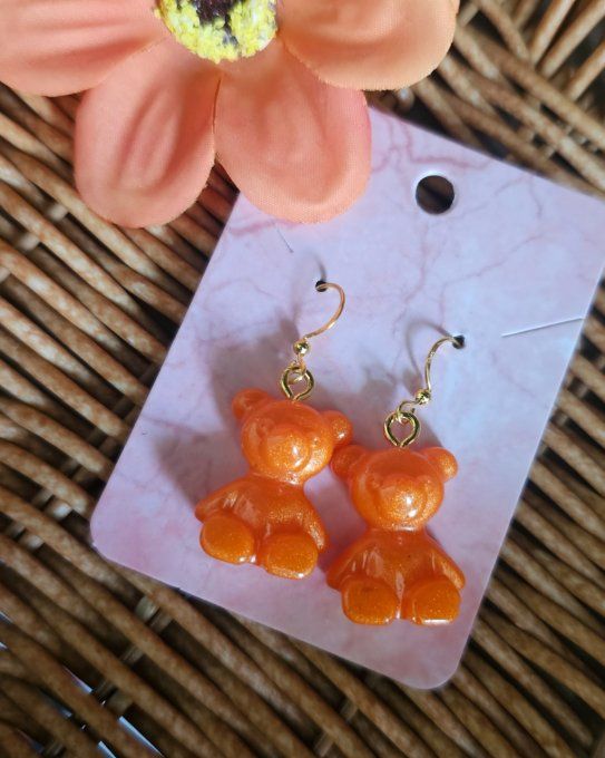 Boucles d'oreilles "Teddy"