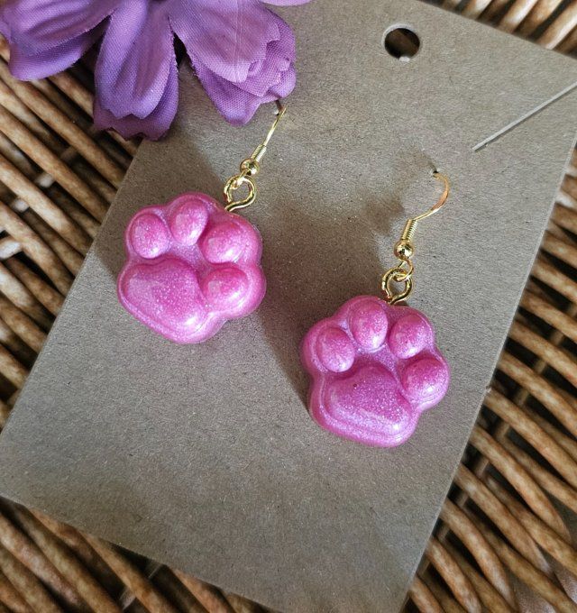 Boucles d'oreilles "Pattoune"