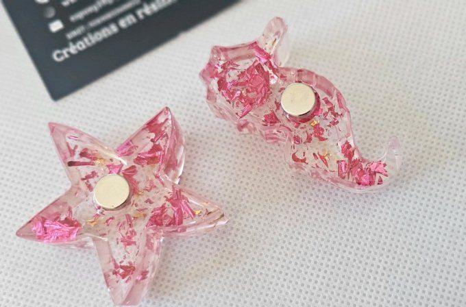 Lot de deux Magnets Frigo