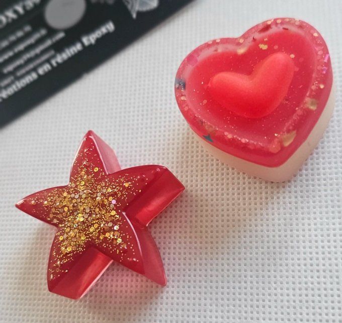 Lot de deux magnets frigo