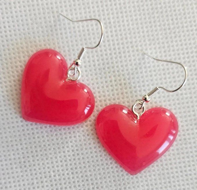 Boucles d'Oreilles Coeur