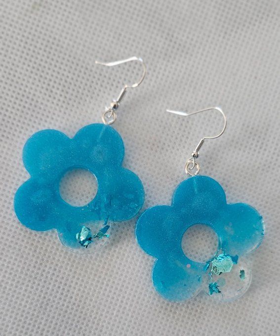 Boucles d'Oreilles Fleurs