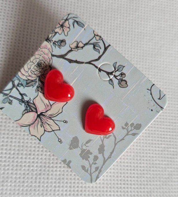 Boucles d'Oreilles Coeur