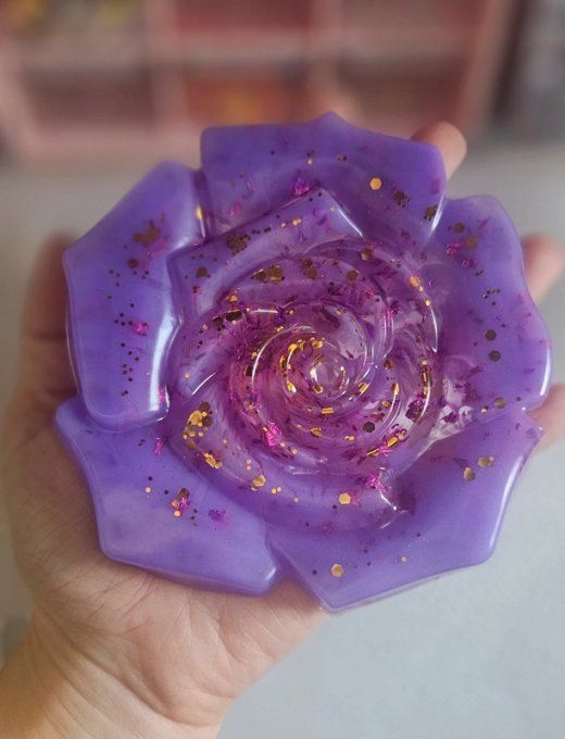 Décoration (support) Rose