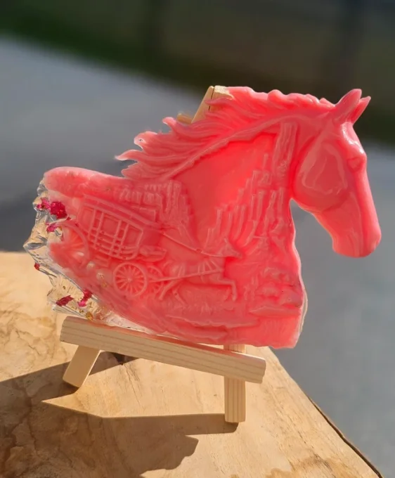 Petite décoration Cheval avec Chevalet