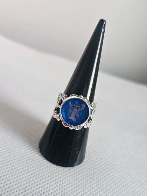 Bague reglable fantaisie en laiton