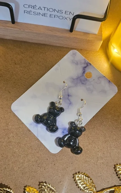 Boucles d'Oreilles Ours