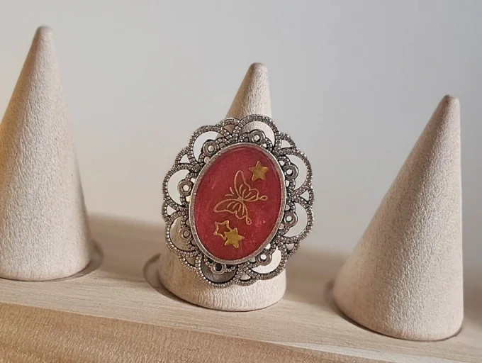 Bague réglable fantaisie