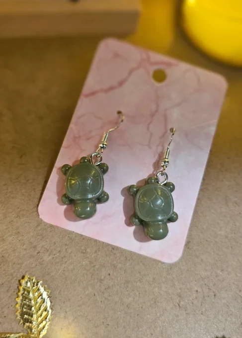 Boucles d'Oreilles Tortue