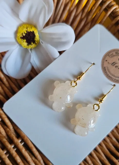 Boucles d'Oreilles "Tortues Coraline"